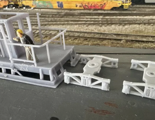 PRR Pennsylvania Railroad S-5 Poling Car / Poking Car