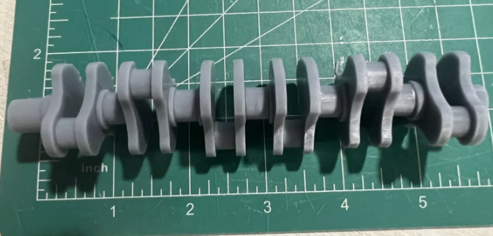 Container Ship Main Crank Shaft - Flat Car Load
