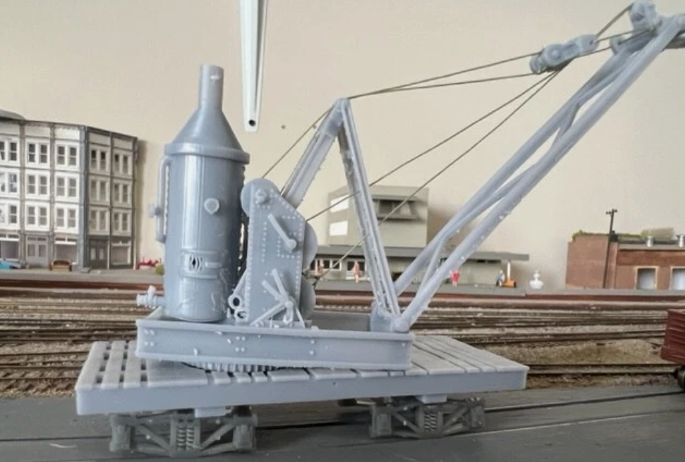 Steam Donkey Crane Car