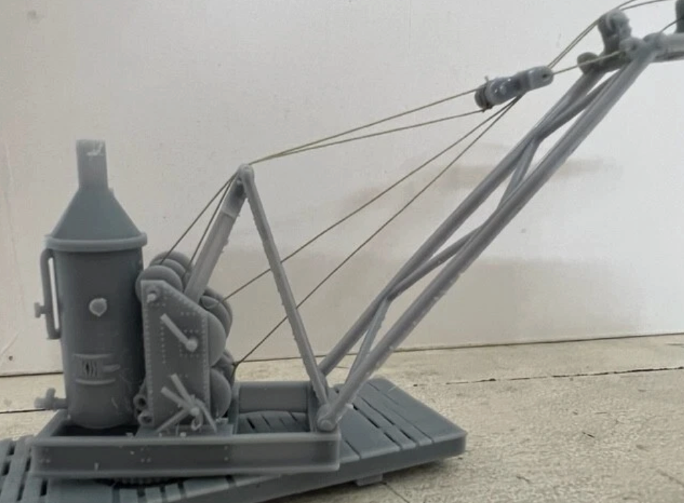 Steam Donkey Crane Car