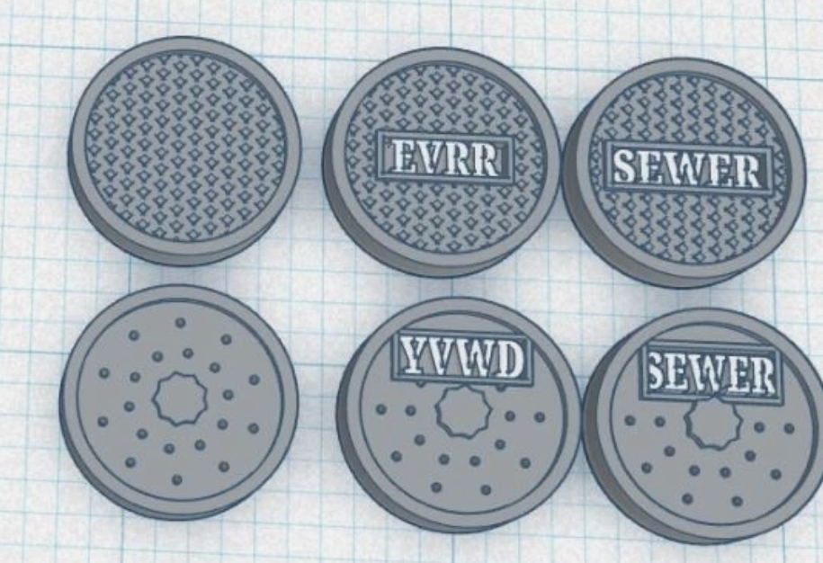 Manhole Kit with Custom Lids