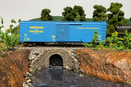 car based on box fish Aberdeen Rock Fish Box Car – Earnest Trains