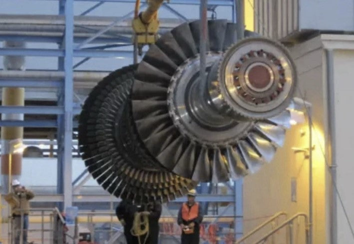 Steam Turbine flat carload