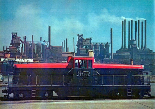 GE 132 ton Center Cab Switcher Made for Ford Motor Company