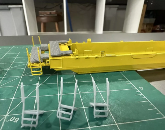 REPAIR KIT      Updated -  Athearn TTX Trailer Train 48' Husky Stack Well Car