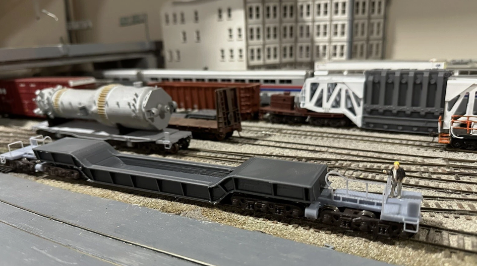 F40 HD Depressed Center Flat Car Pennsylvania Railroad PRR