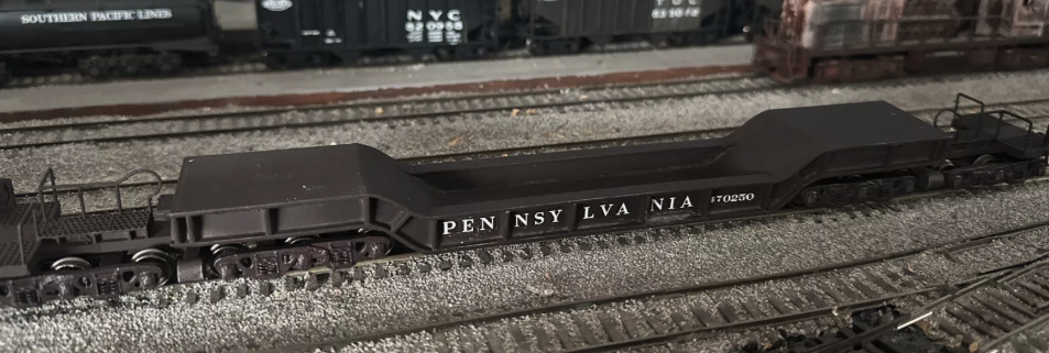 F40 HD Depressed Center Flat Car Pennsylvania Railroad PRR